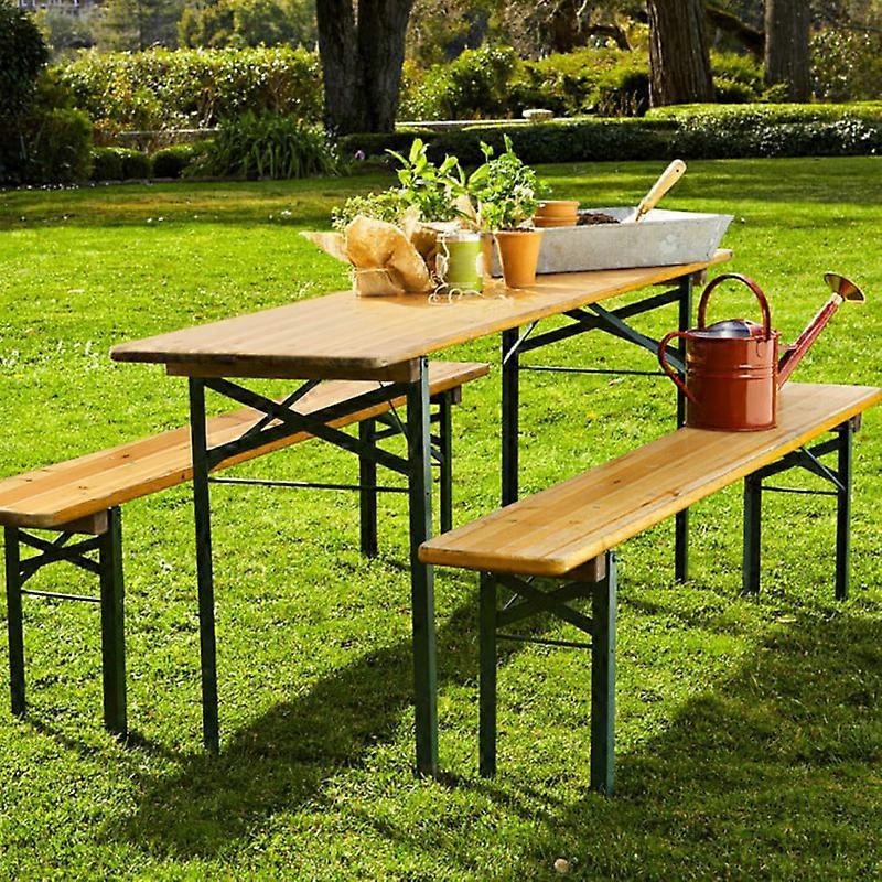 Outdoor Picnic Folding Table and Bench Set