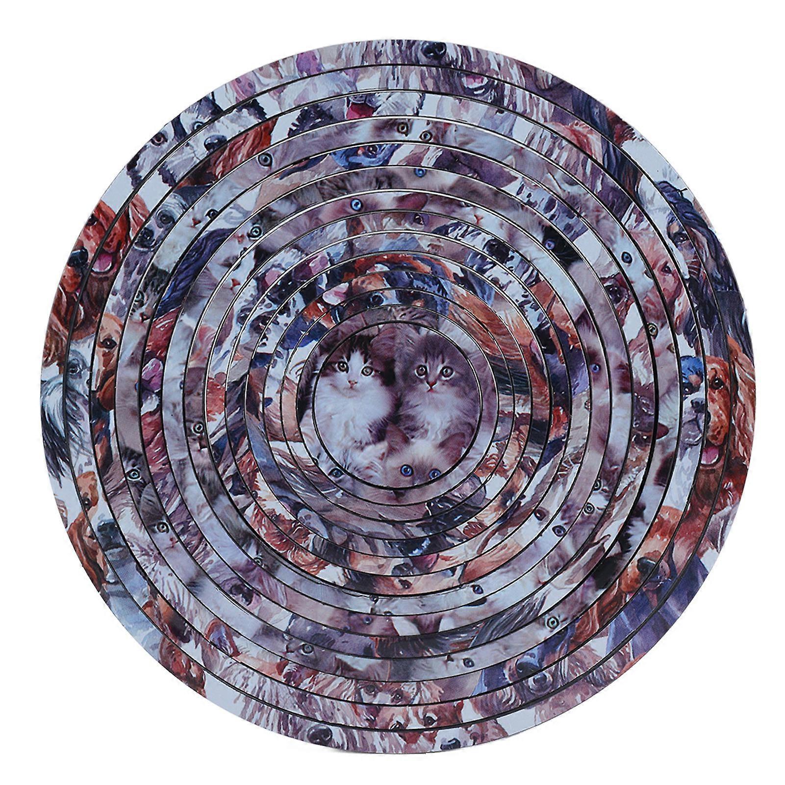 3D Rotating Flip Puzzle Stress Relief Educational Inspire Creativity Puzzle Decompression Toy Type 3