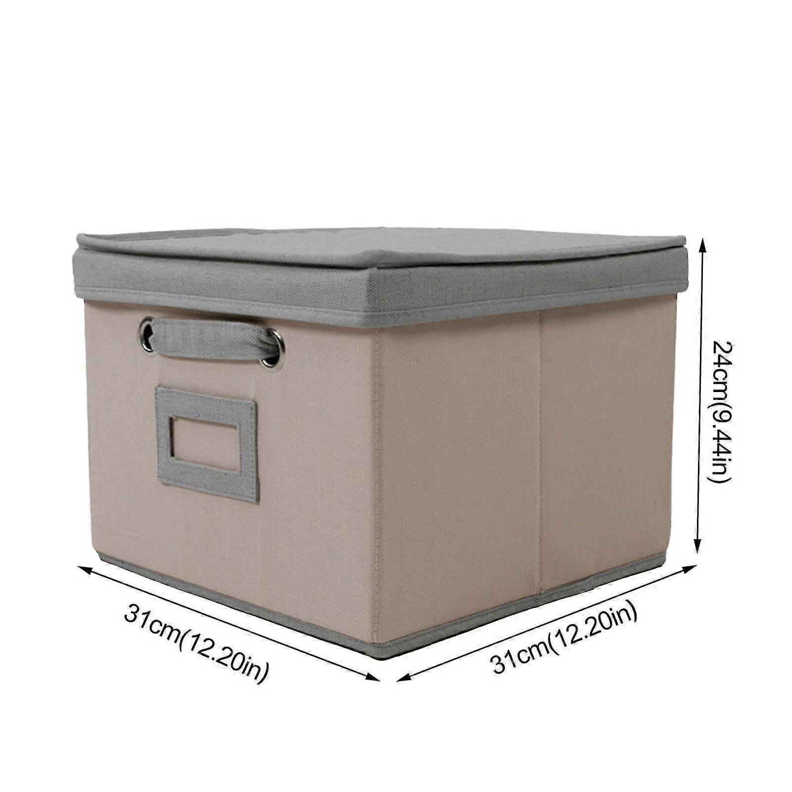 Foldable Storage Bins Storage Boxes With Lids And Handles Storage Baskets