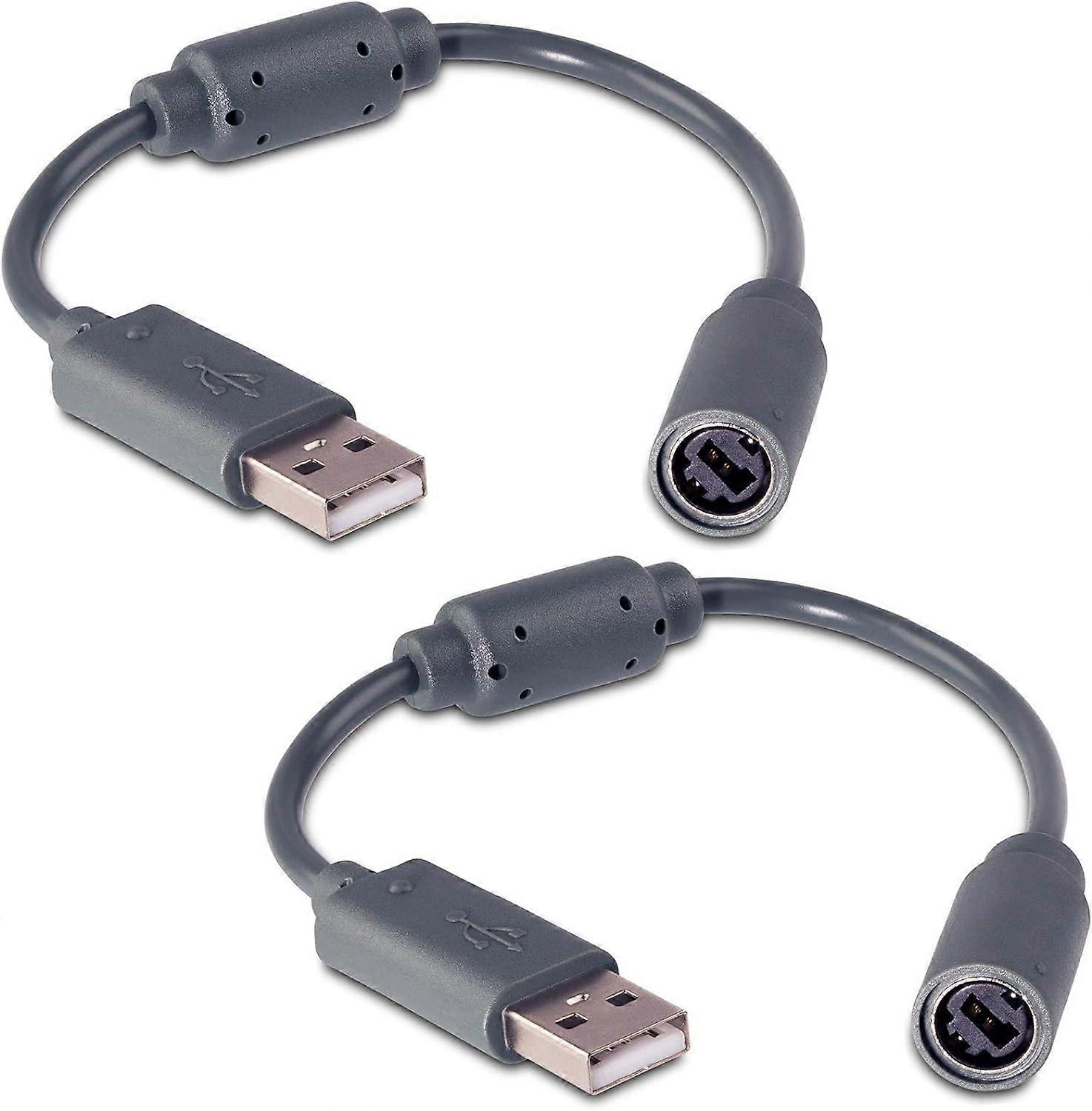2Pack Wired Controller USB Breakaway Cable Cord for Microsoft Xbox 360 Guitar Hero