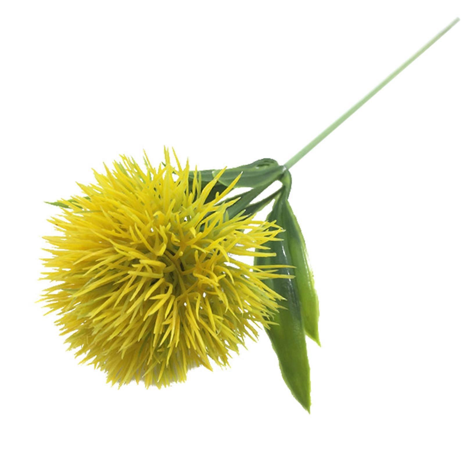 Simulation Dandelion Simulated Party Decor Green Plastic Fake Artificial Flower for Home