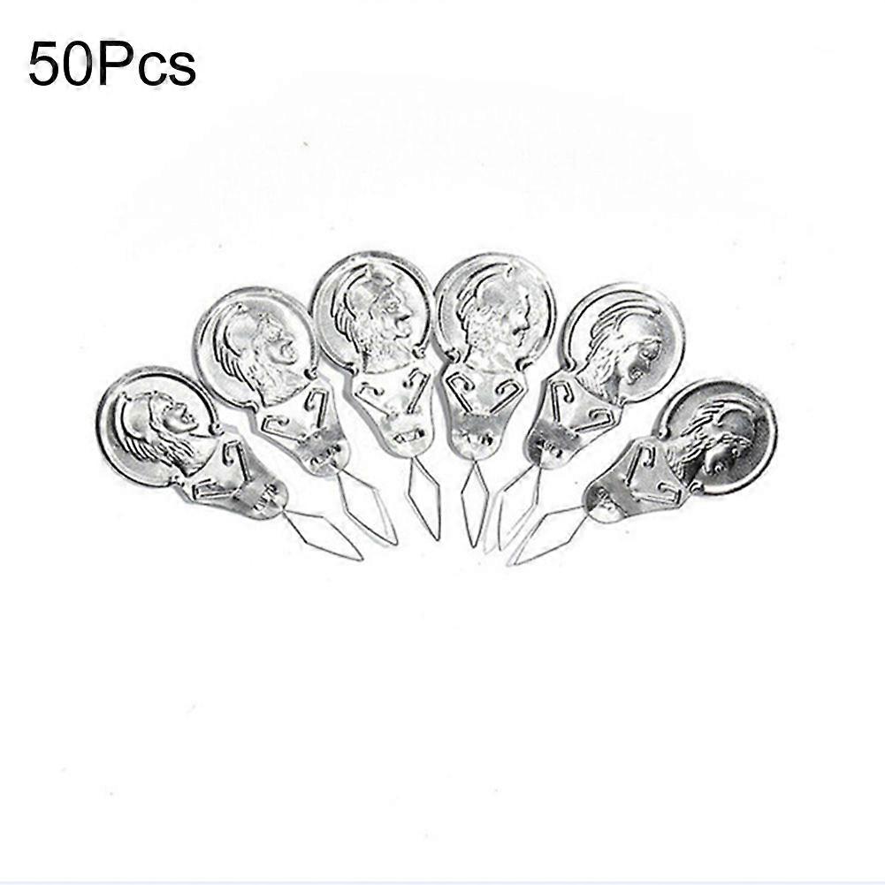 50Pcs Bow Wire Needle Threader Stitch Insertion Machine Hand Sewing Thread Tool