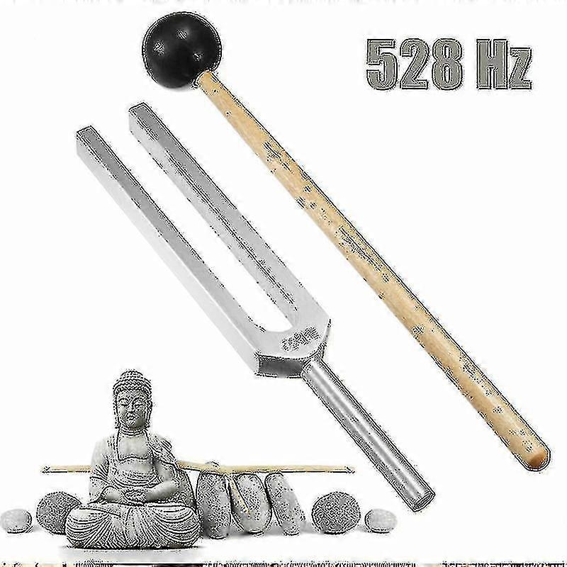 Tuning Fork 528c 528hz Tuner With Mallet Set For Dna Repair Healing Nervous System Testing Tuning Fork Health Care