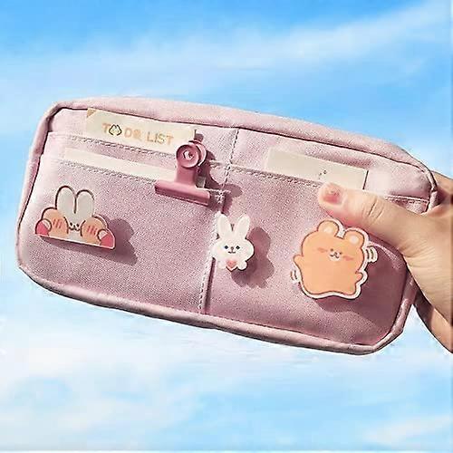 Kawaii Pencil Case With  Pins