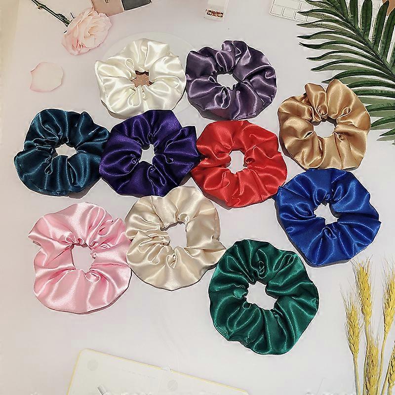 Large imitation silk hair rings  accesso