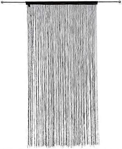 Interiérový designér - Guopo Thread Curtain 90x200cm Černá