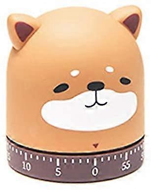 100% Mechanical Kitchen Timer, Spring 60-Minute Wind Up Dial 360 Rotating Kitten Countdown Egg