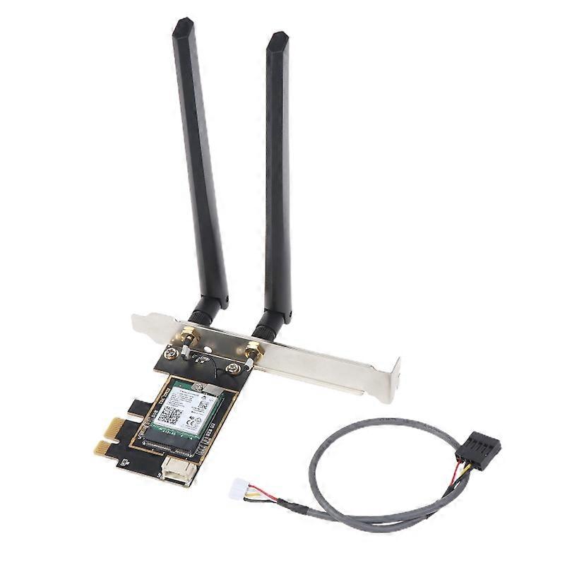 AX200 WiFi 6 PCIe Card Bluetooth-compatible 5.1 PCIe Adapter Dual Band 300Mbps