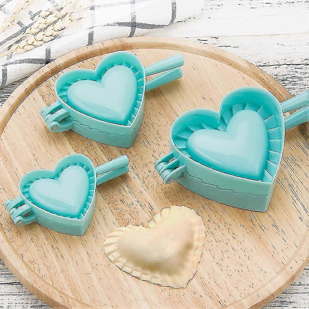 3pcs Ravioli Dumpling Maker Shaper, Dumpling Molds, Ravioli Maker Set, Dumpling Mould(3pcs Heart Shaped)