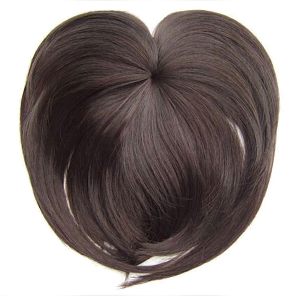 Seda Clip-on Cabelo Topper Peruca Extensão de fibra resistente ao calor para mulheres
