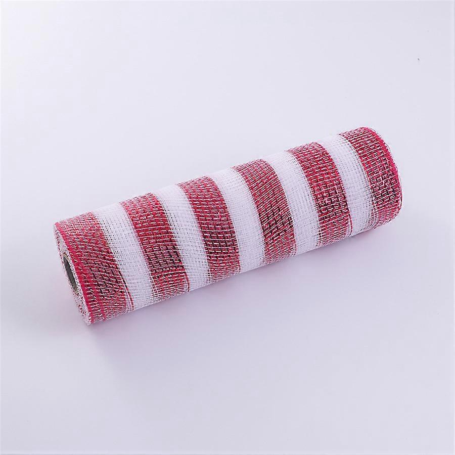 1 롤 장식 메쉬 폴리 리본 10 인치 x 30 피트 각 롤 메쉬 리본 크리스마스 트리 장식 크리스마스 리스, 홈 데코레이션