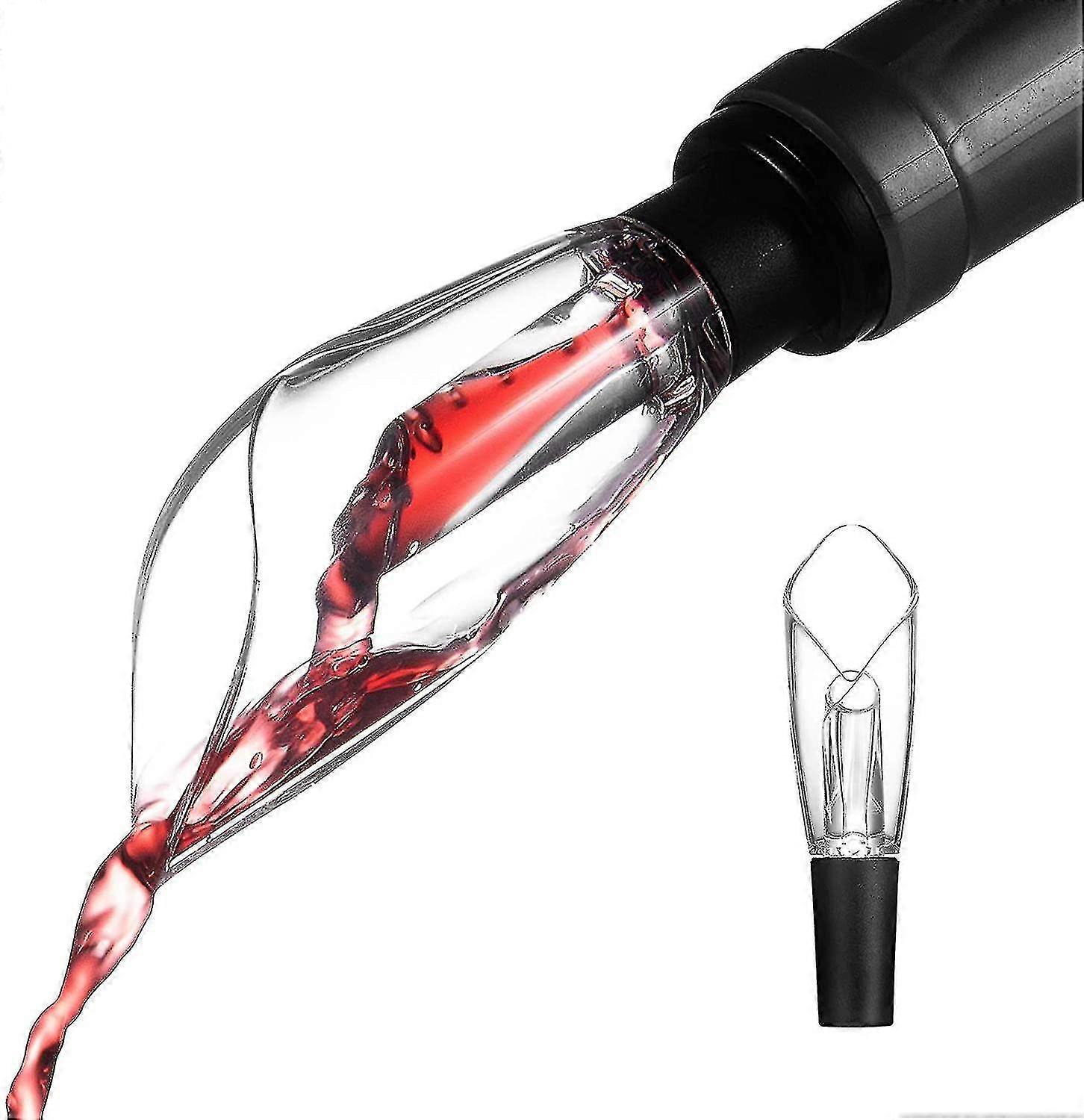 Wine Aerator Pourer And Mini Decanter Premium Aeration Spout 2-in-1 Use