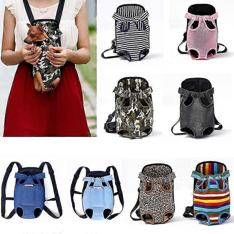 Mesh Pet Dog Carrier Ryggsäck Andas Kamouflage Utomhus Reseprodukter Väskor för liten hund Katt Chihuahua Mesh Ryggsäck