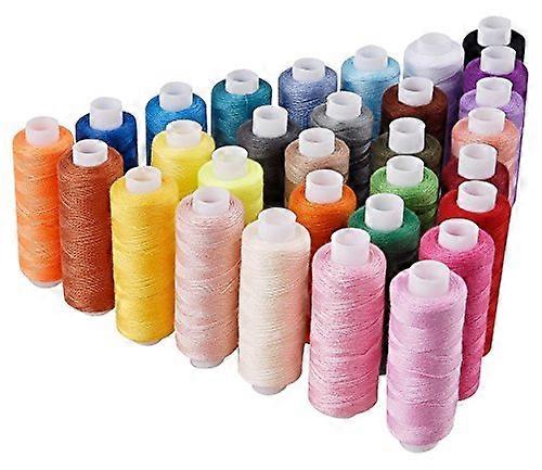Sewing Thread Assortment Coil 30 Color 250 Yards Each Polyester Thread Sewing Kit All Purpose Polyester Thread for Hand and Machine Sewing