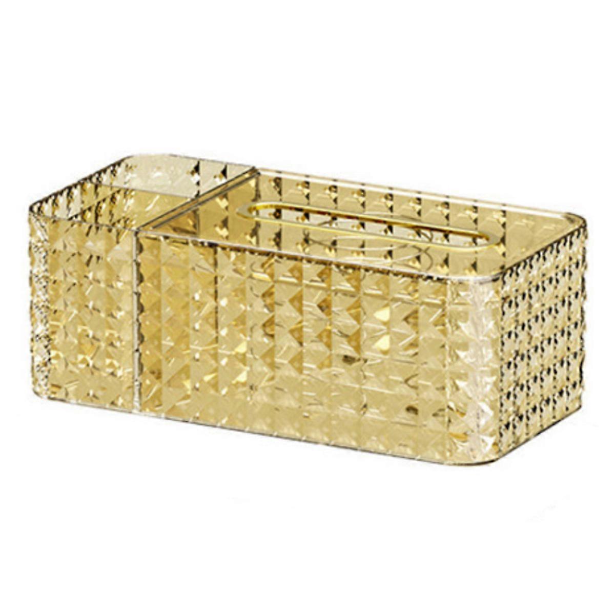 KXJ-Handkerchief box and desk organizer, rectangular handkerchief box, exquisite acrylic tissue box, remote control glasses, multifunctional handkerch