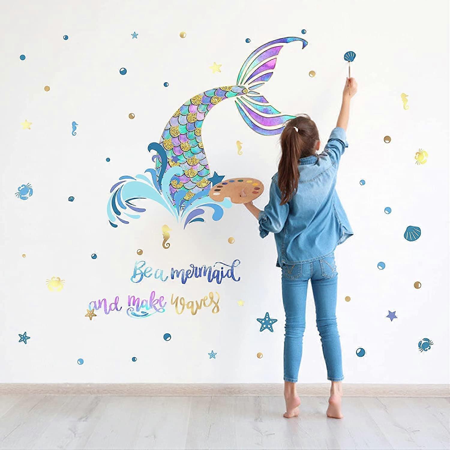 Fairy Castle Wandtattoo – Abnehmbarer Vinyl-Aufkleber Mit Spruch, Ca. 96x30 Cm – Für Kinderzimmer & Wohnzimmer