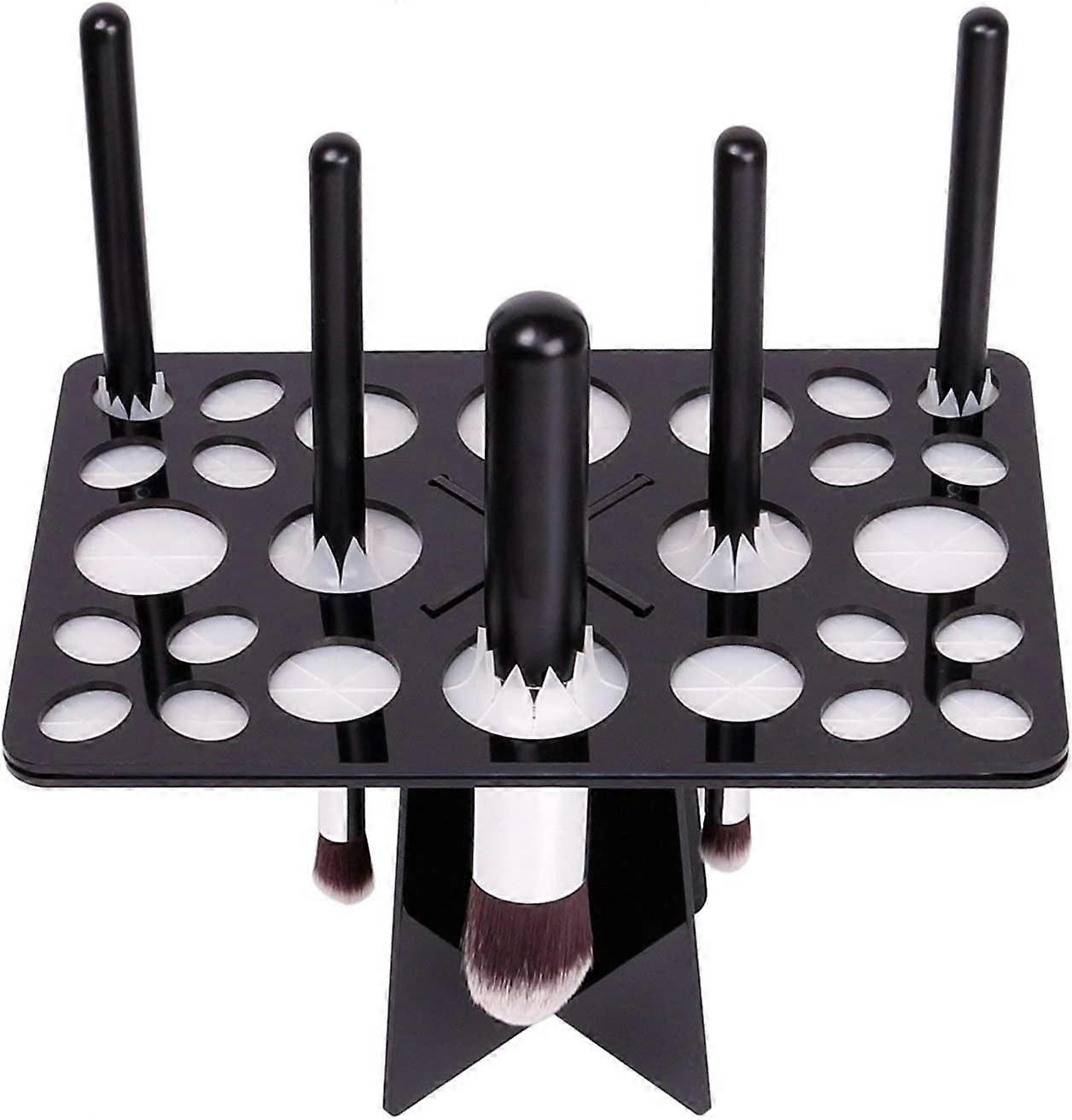 Makeup Brush Drying Rack, Collapsible,26 Holes Makeup Brush Dryer stand