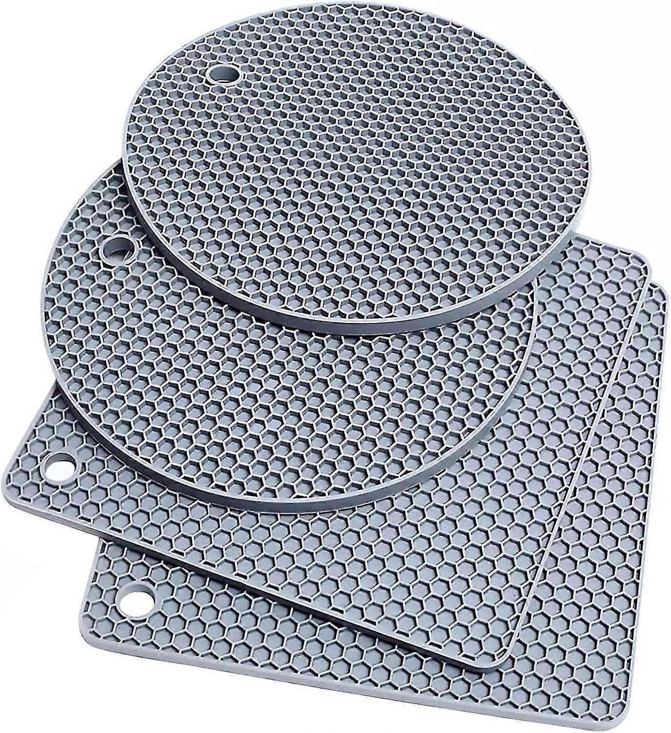 Silicone Trivet Mats (non-slip And Heat Resistant)
