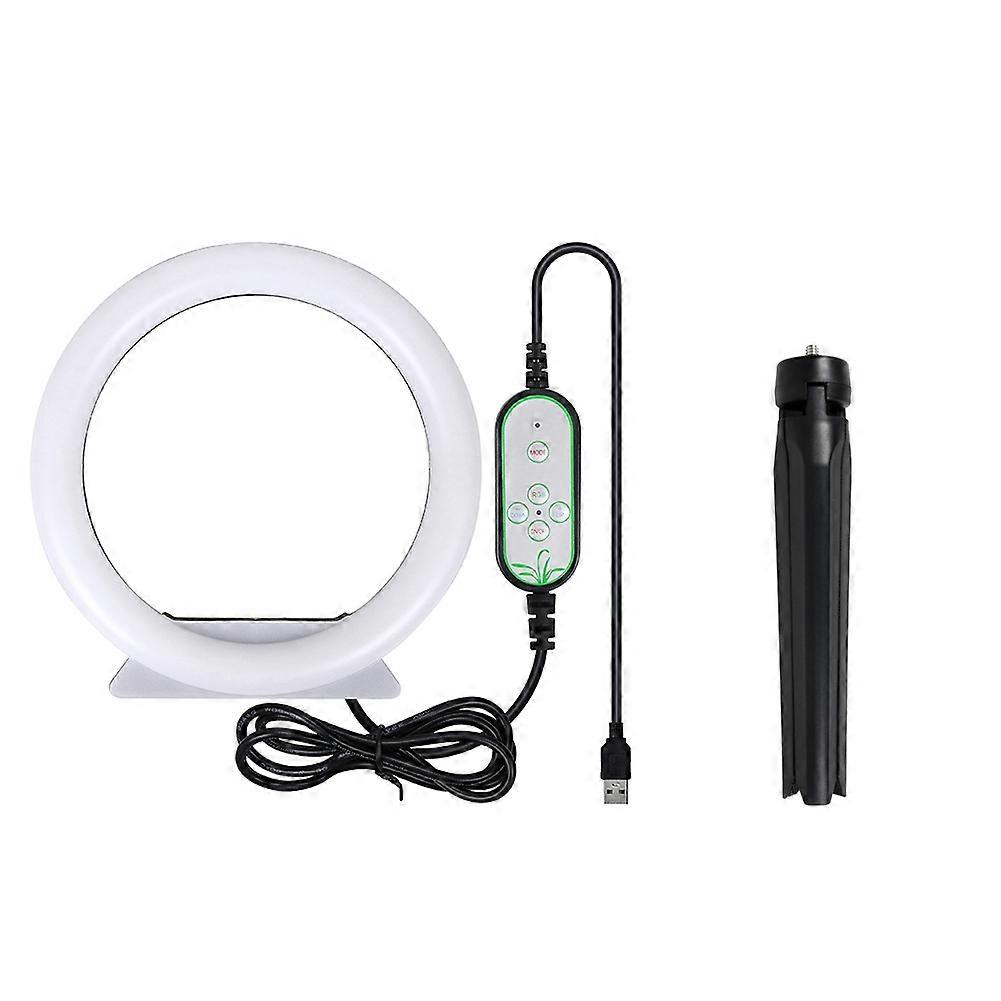 18cm Selfie Ring LED Light with 9cm Stand Tripod Ring Lamps RGB 26 Colors Fill Light for Video Ligh