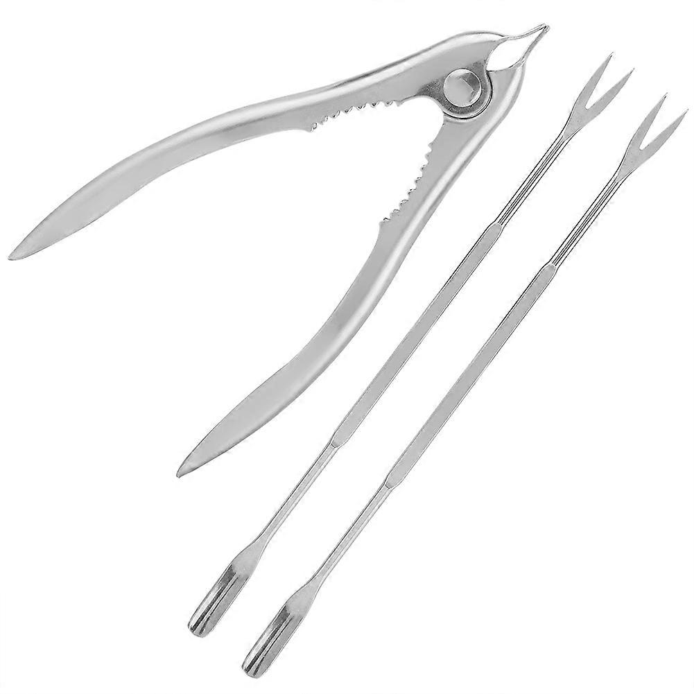Seafood Forks Nuts Opener Stainless Steel Lobster Crab Cracker Shell Kitchen Gadgets