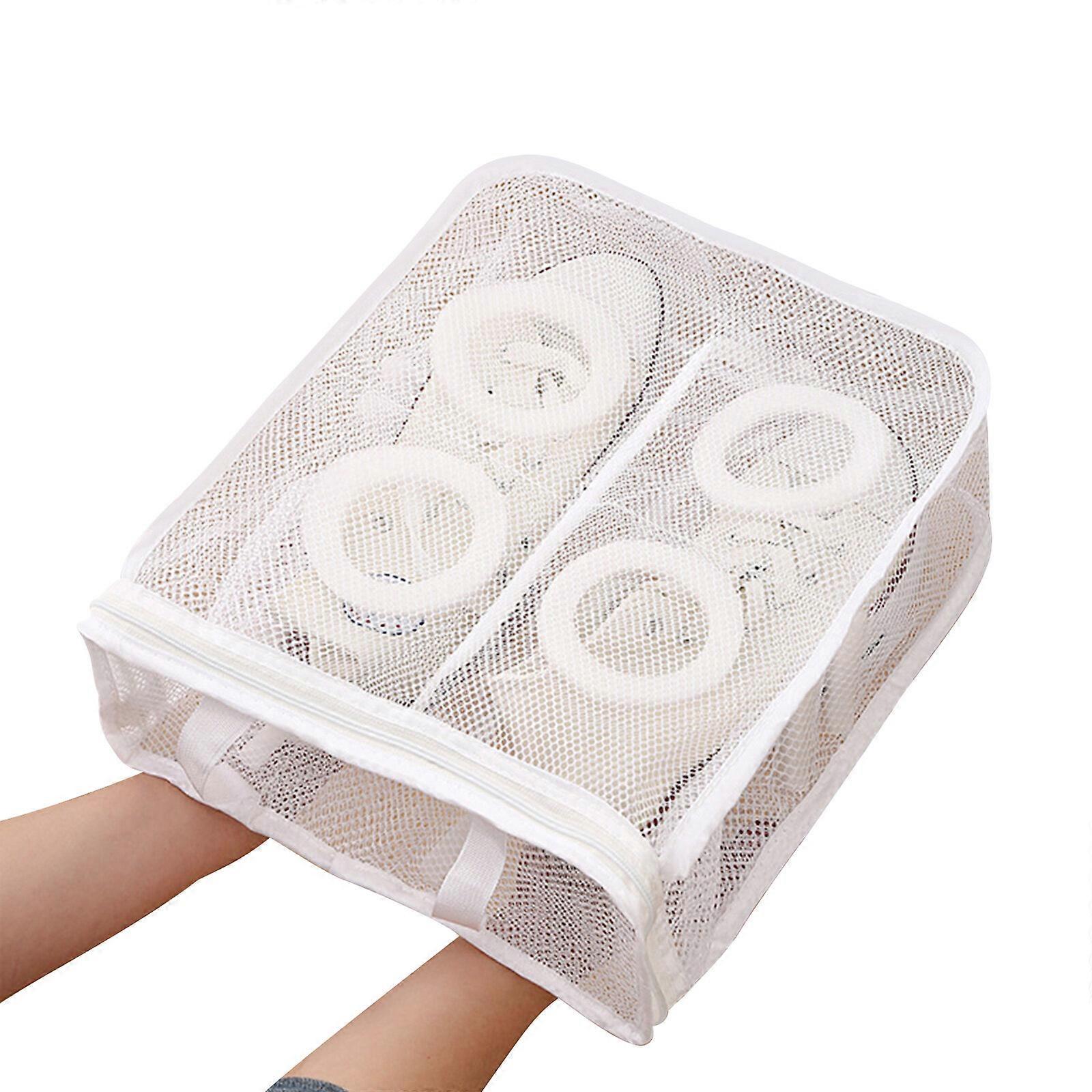 Mesh Net Pouch Waschen Hängende Tasche Schuhe Reinigung Pflege Fall Schuh Protector