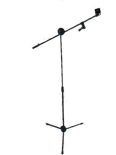 Professional Stage Studio Tripod Microphone Stand Adjustable Boom Black