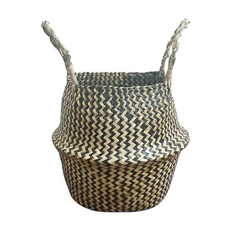 1pcs Rattan Folding Basket-c
