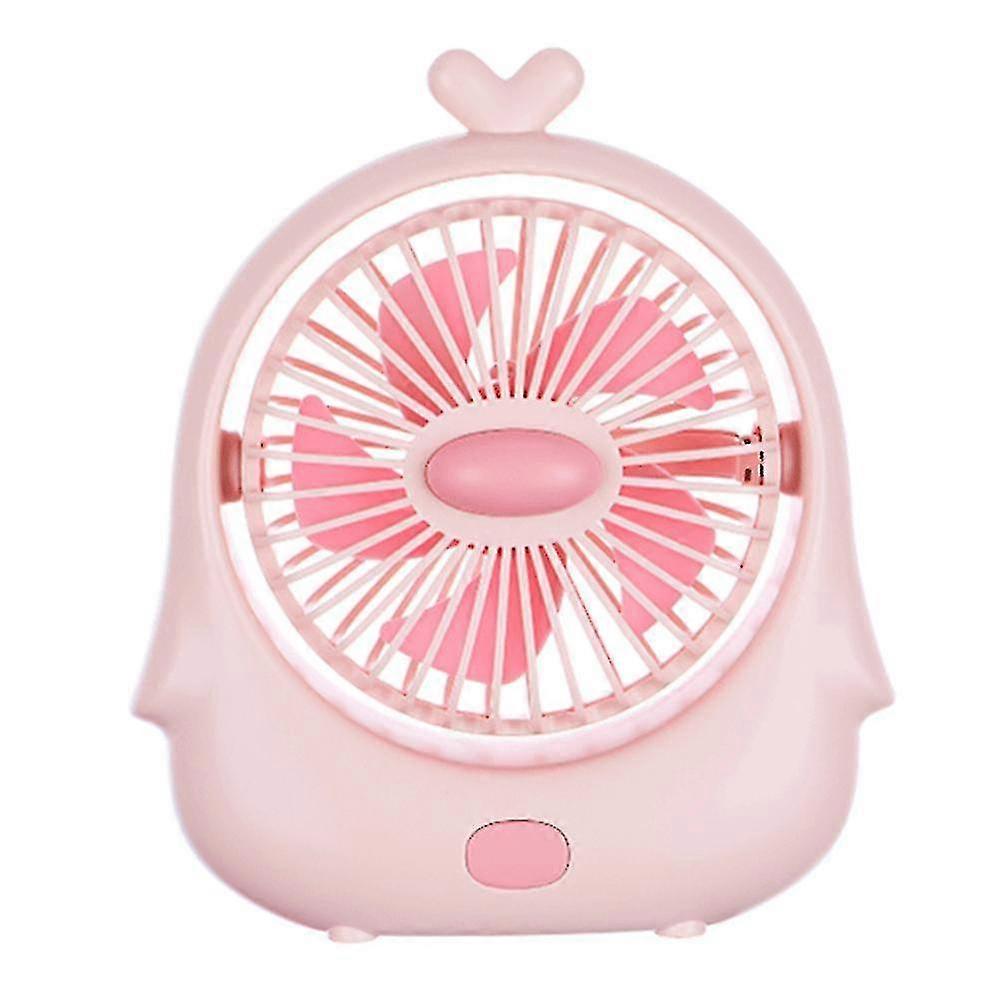 Mini Desktop Fan Portable Handheld Fan Usb Charging Desktop Cartoon Student Fan