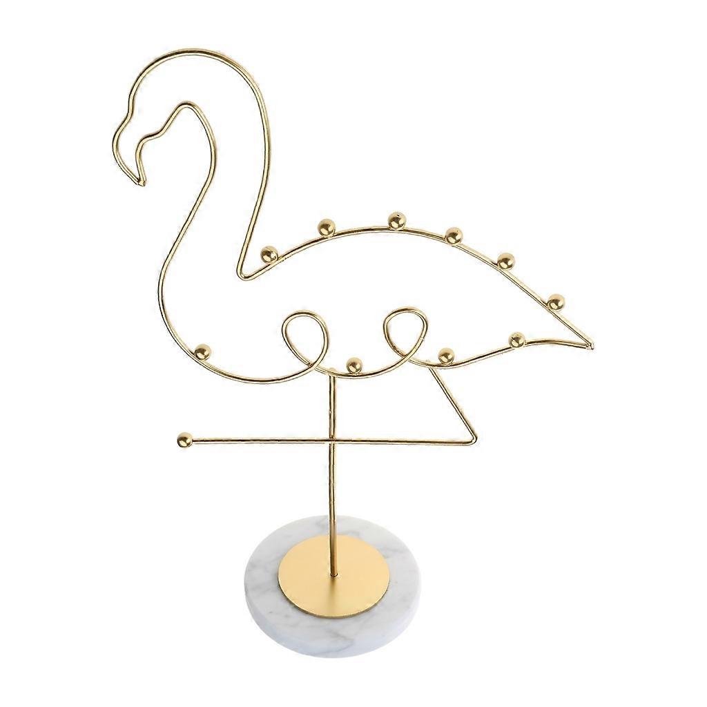 Smykker Display Stands Flamingo formede smykker display racks legering materiale