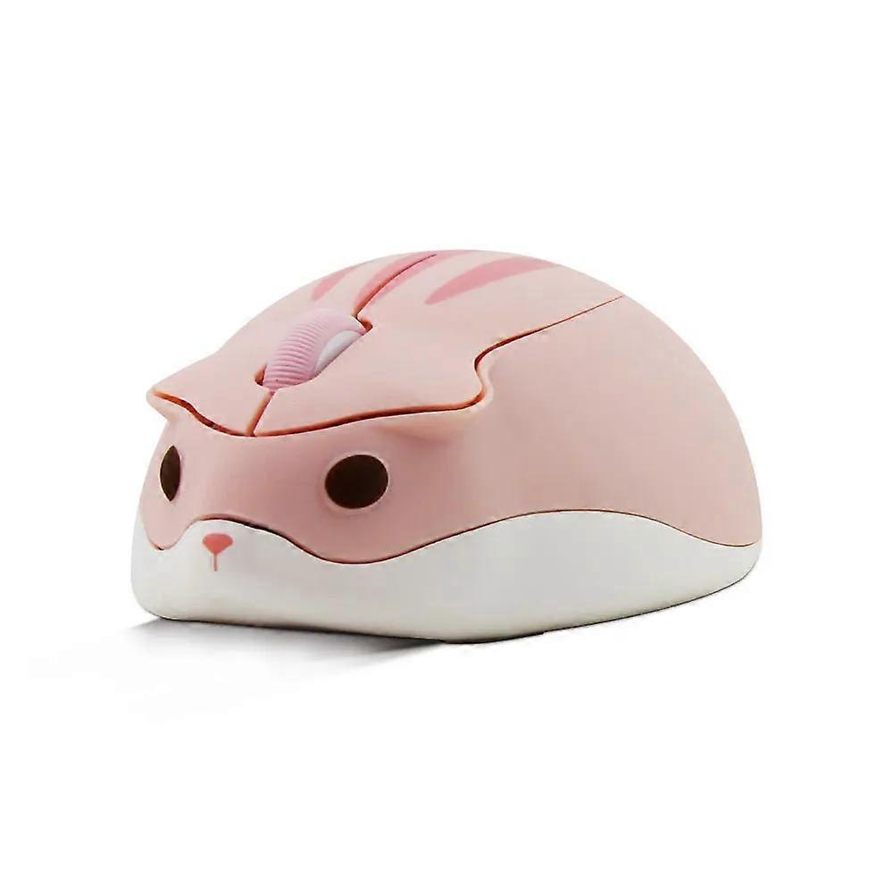 Cute Cartoon Mouse Combo 1600 DPI 2.4GHz USB Wireless 3D Hamster Mause Ergonomical Matte Mute Mice for PC Laptop Windows Gift Mice & Trackballs