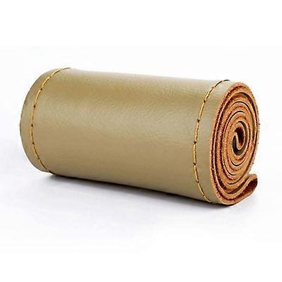 Braid On Steering Wheel Car Steering Wheel Cover Artificial Leather Diameter 38cm Auto Car Accessories With Needles And Thread