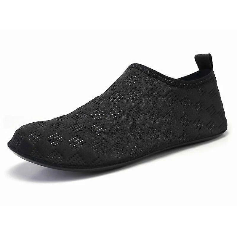Black Men Women Aqua Shoes Sneakers Quick Dry Summer Barefoot Shoes Aqua Socks Unisex Gym Yoga Exercise Beach Swimming FootwearCostume Shoes > Adult (