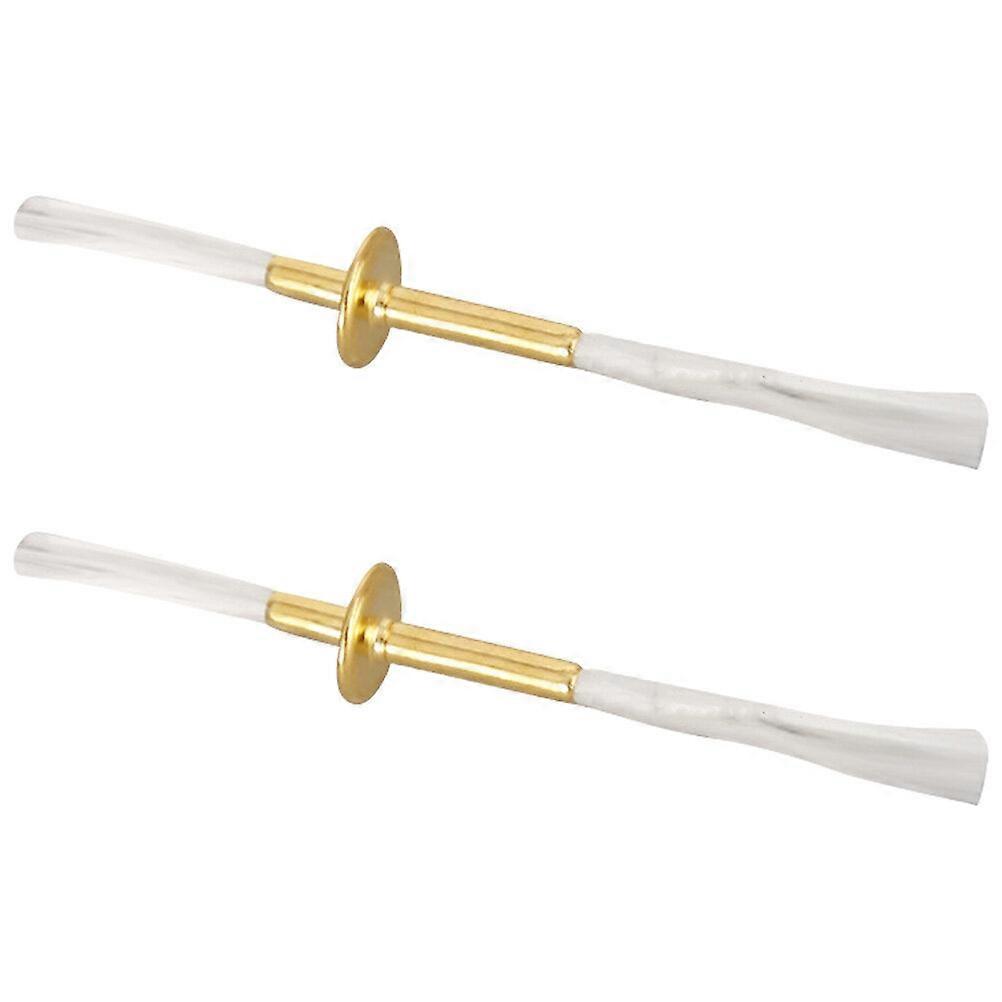 2pcs Oil Lamp Alloy Wick Tubes Kerosene Lamp Replacement Burner Wick Tubes