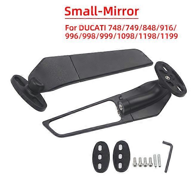 For Ducati 848 916 996 998 999 Panigale 1198 1098 1199 Motorcycle Mirror Modified Wind Wing Adjustable Rotating Rearview Mirror