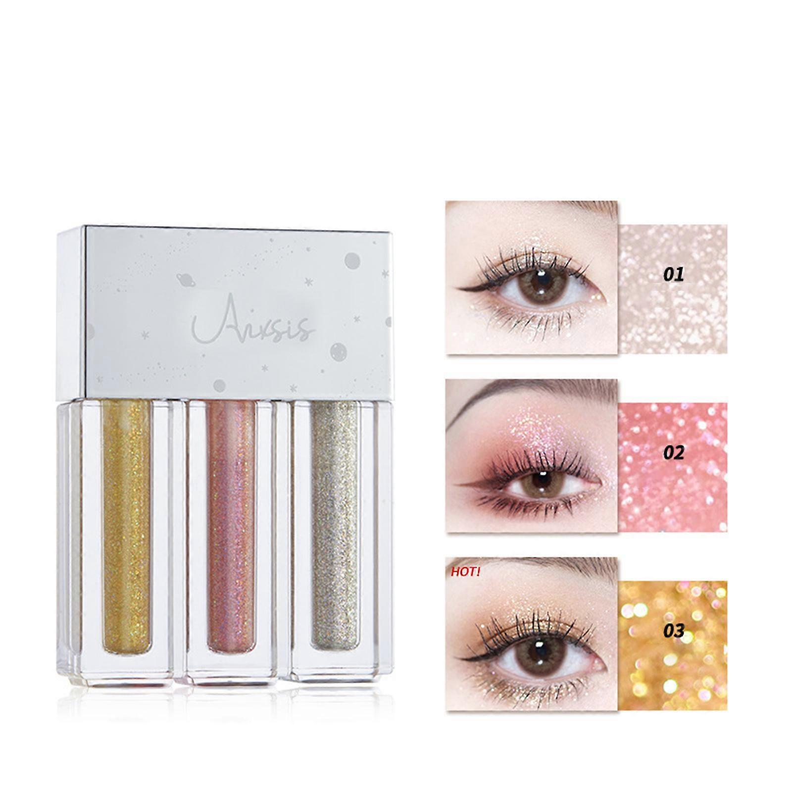 Liquid Eyeshadow Long Lasting Metallic Glitter Eyeshadow Sparkling Eye Makeup