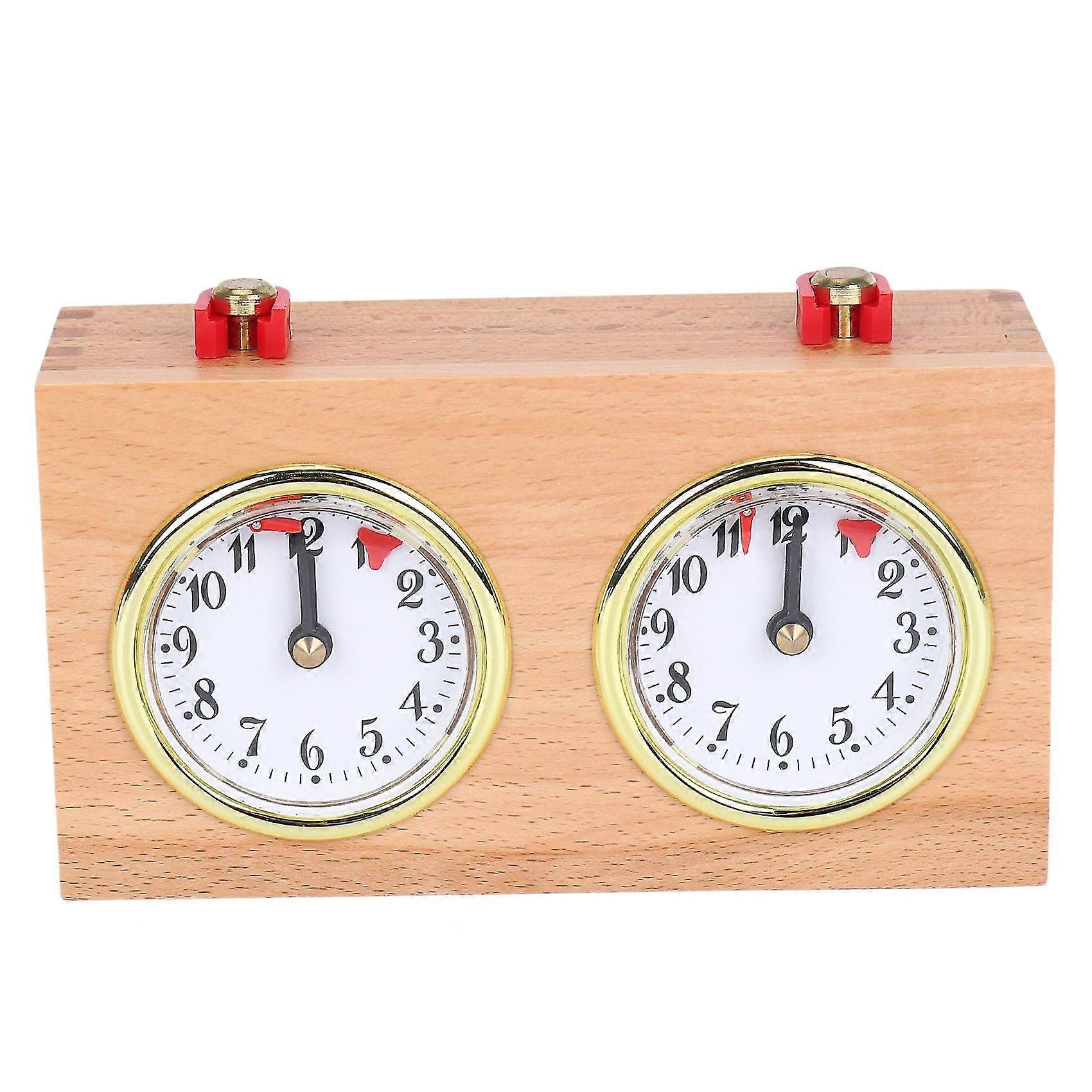 Schachtimer, Professionelle digitale internationale Schachuhr, Schachtimer aus Holz mit Countdown-Funktion, Port