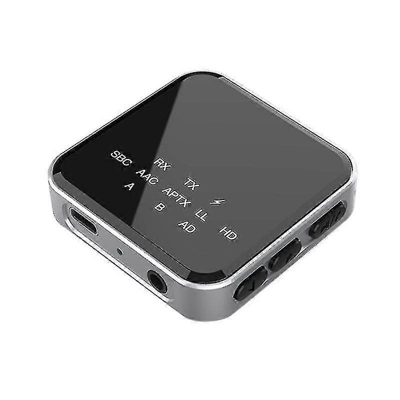 Bluetooth 5.2 Aptx Hd Transmitter Receiver 2 In 1 Wireless Adapter For Hifi 3.5mm Aux And Optical Devices