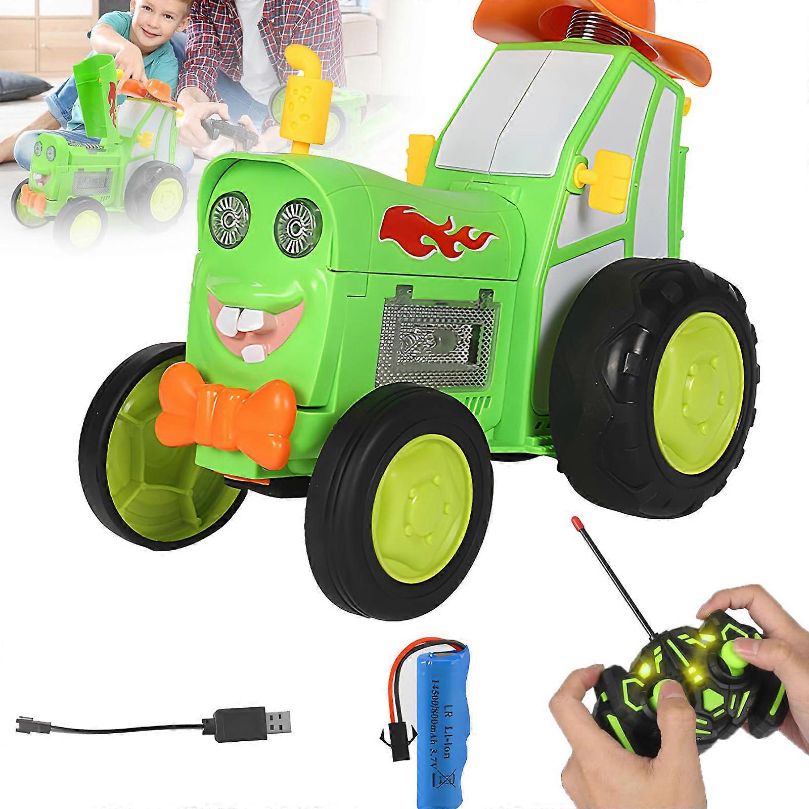 New Upgraded Crazy Jumping Car Toy, 2023 New Remote Control Dancing Car With Lights And Music