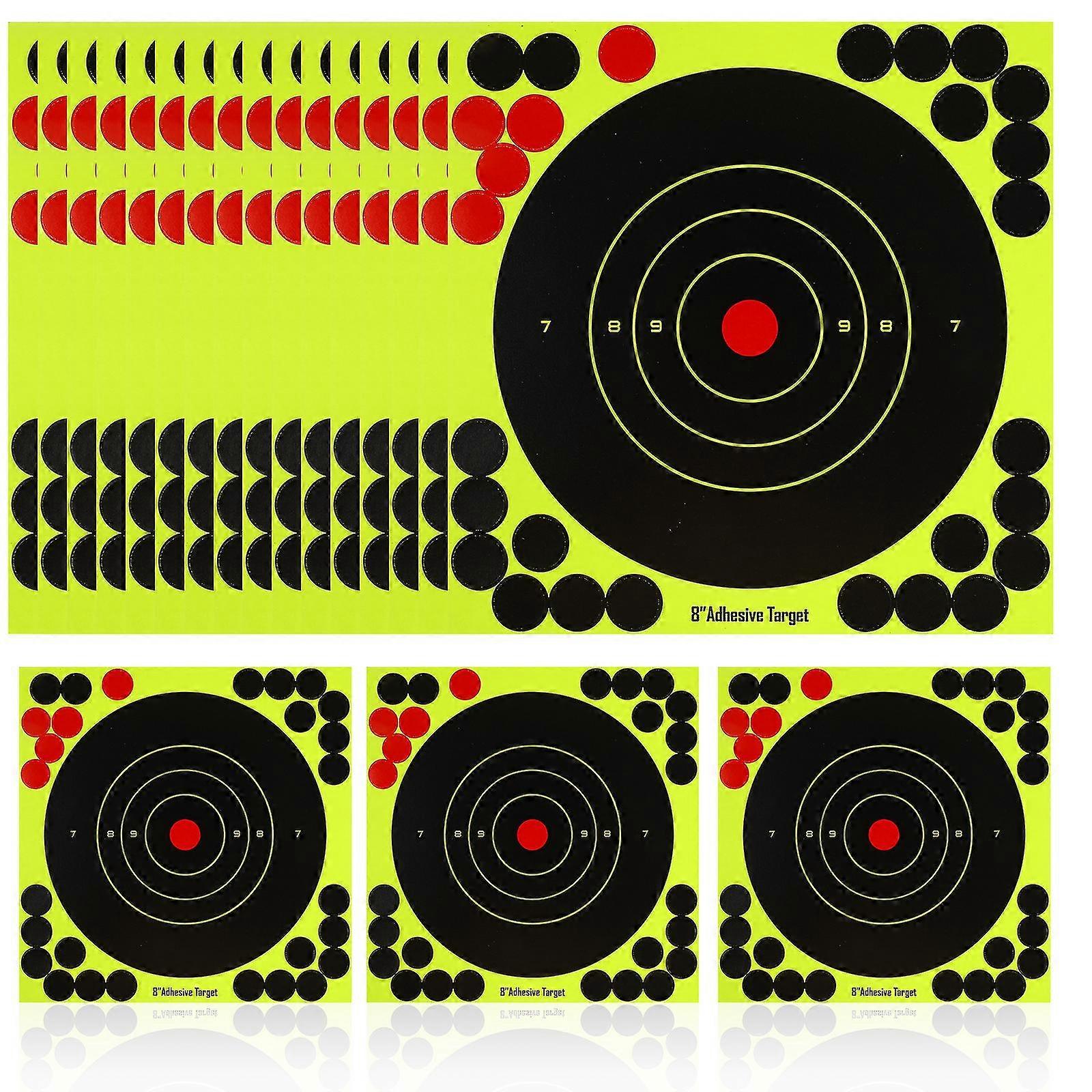 30 Pcs Paperage Shooting Aim Papers Shooting Target Pasters 8 Inch Stick Splatter Self Adhesive Shooting Targets