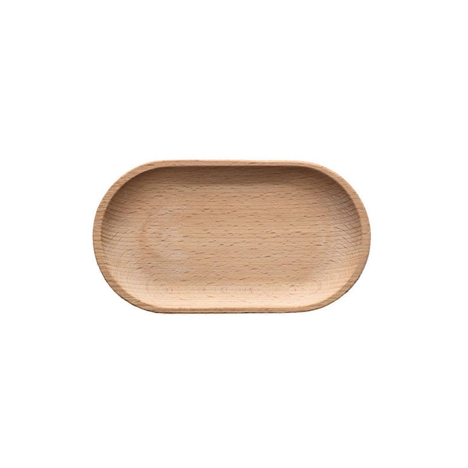 Food Serving Tray Wooden Platter Snack Plate Sushi Platter Fruit Dish Wooden tray Vintage plate