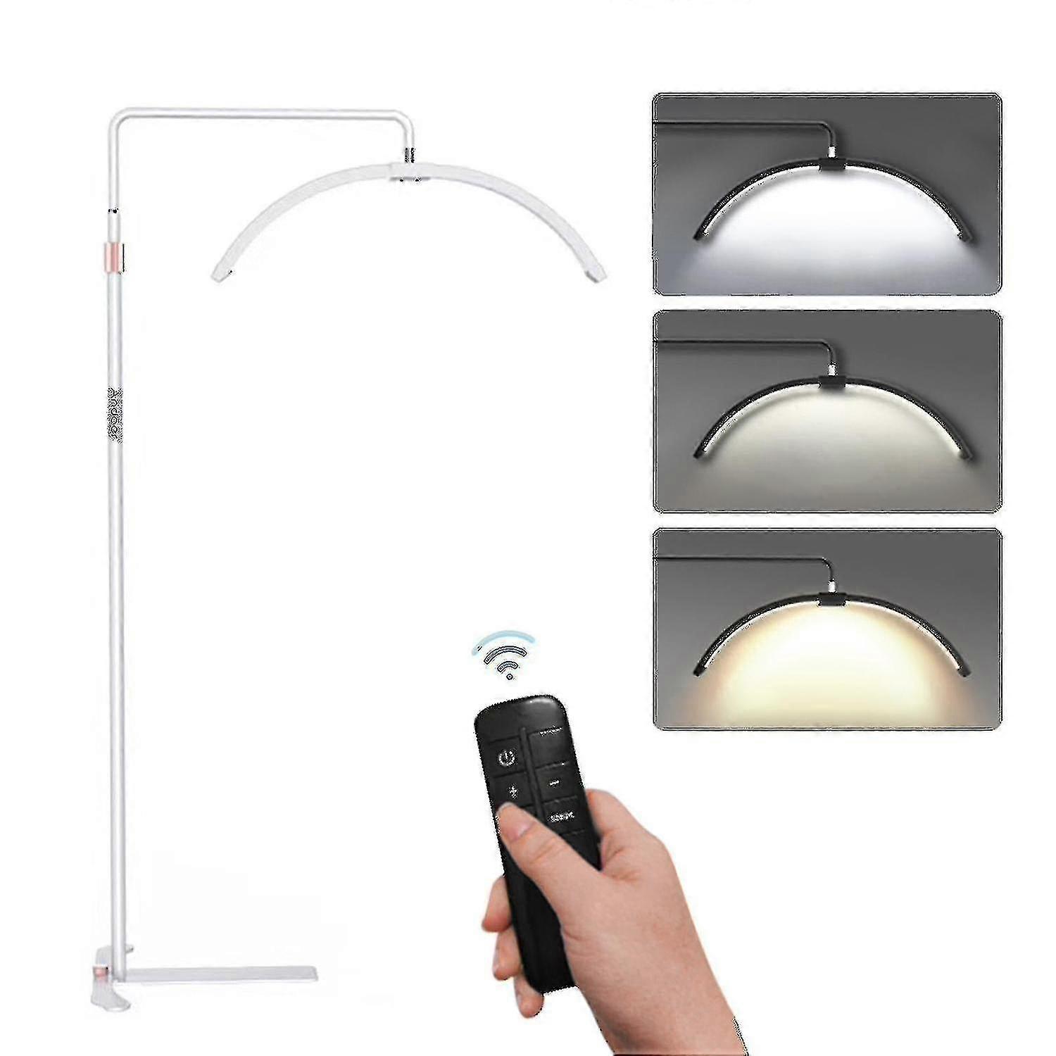 Andoer hd-m5x 36w רצפה led אור וידאו בצורת חצי ירח אור מילוי 3000k-6000k בוריס ניתן לעמעום