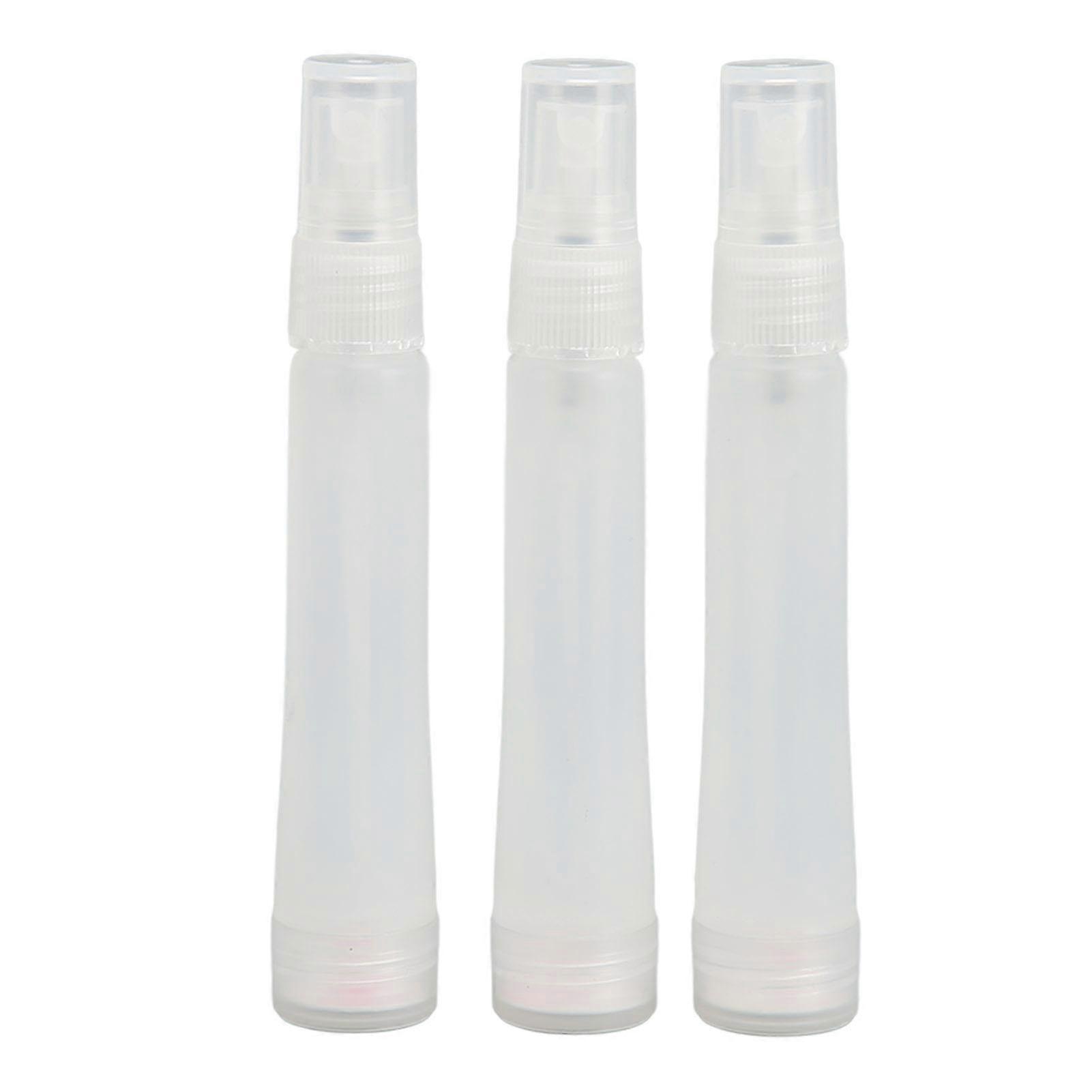 3 Pack Clear Perfume Spray Bottle 10ml Refillable Fine Mist Empty Sample Portable Perfume Atomizer
