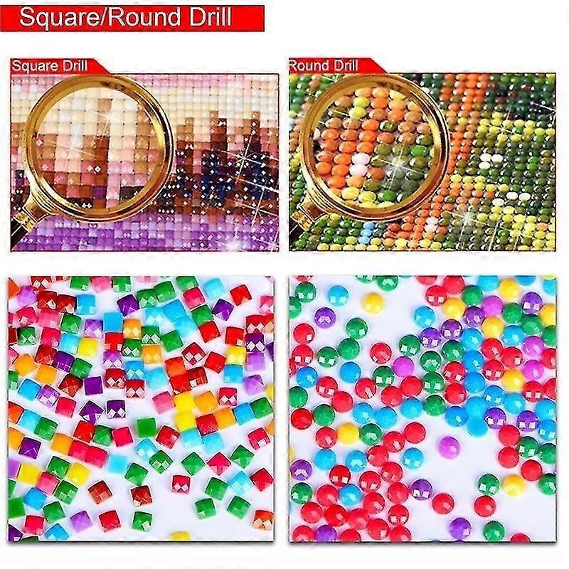 Haeran River Kit Di Diamanti 5D Fai Da Te: Panorama Notturno Di Liverpool Con Dique, 40x50cm, Tela Premium E Diamanti Rotondi A Cubo
