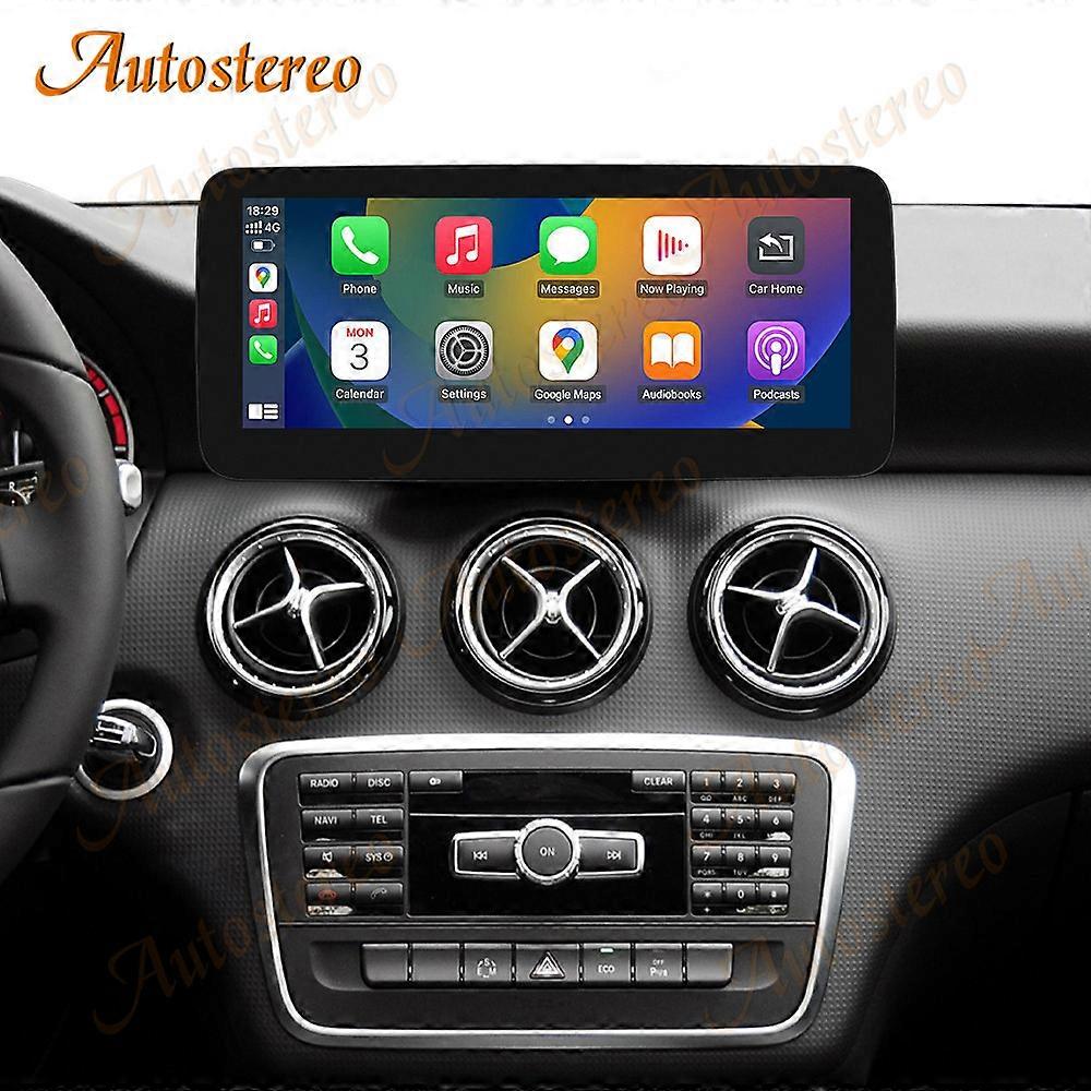 10.2 Inch Linux Multimedia Player For Mercedes Benz A B CLA GLA 2013-2019 Car GPS Navigation Radio Android Auto CarPlay Headunit
