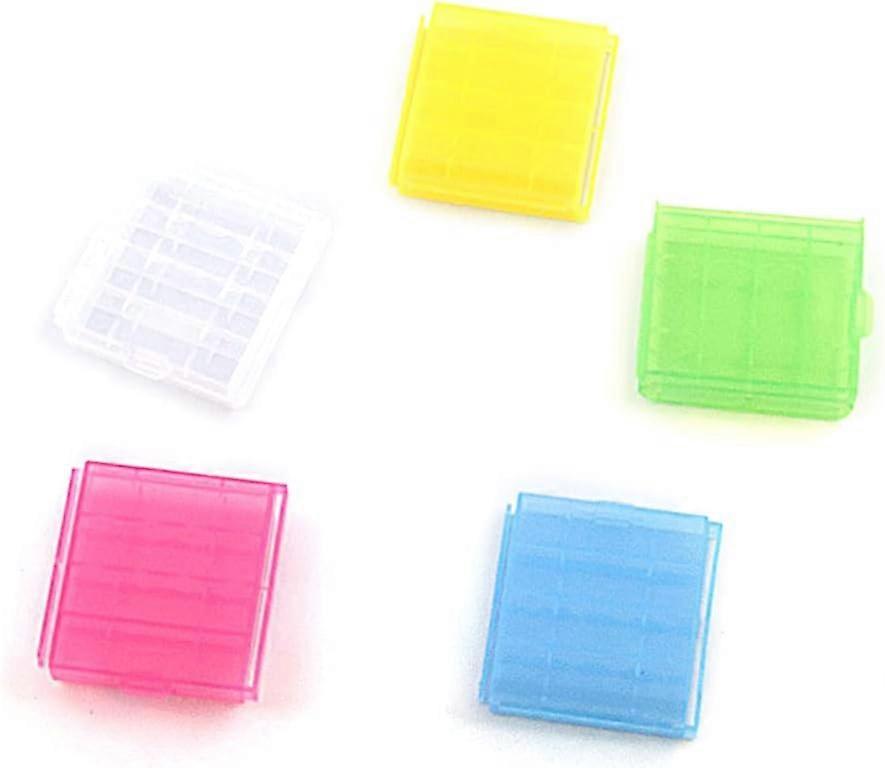 Battery Storage Box  Battery Holder AA Battery AAA Battery Compatible Storage 2 pcs