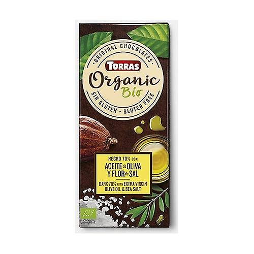 70% cocoa dark chocolate with olive oil and fleur de sel 100 g (Chocolate - Cocoa)