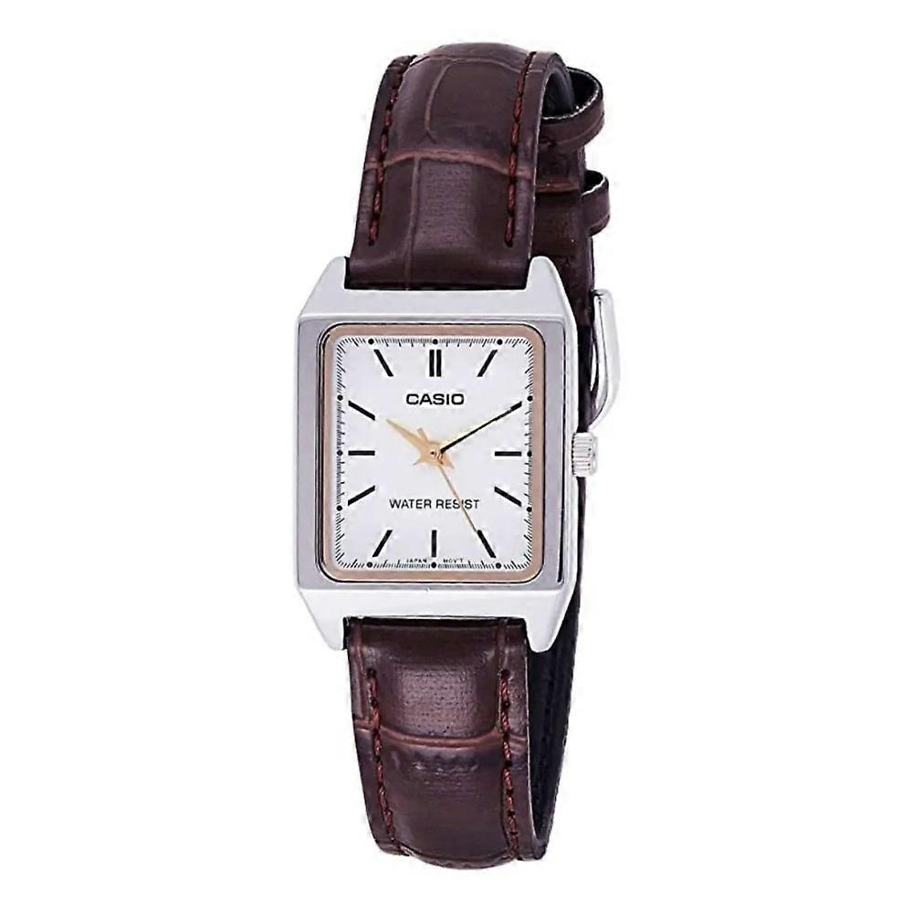 CASIO COLLECTION Model TANK, LEATHER - WHITE