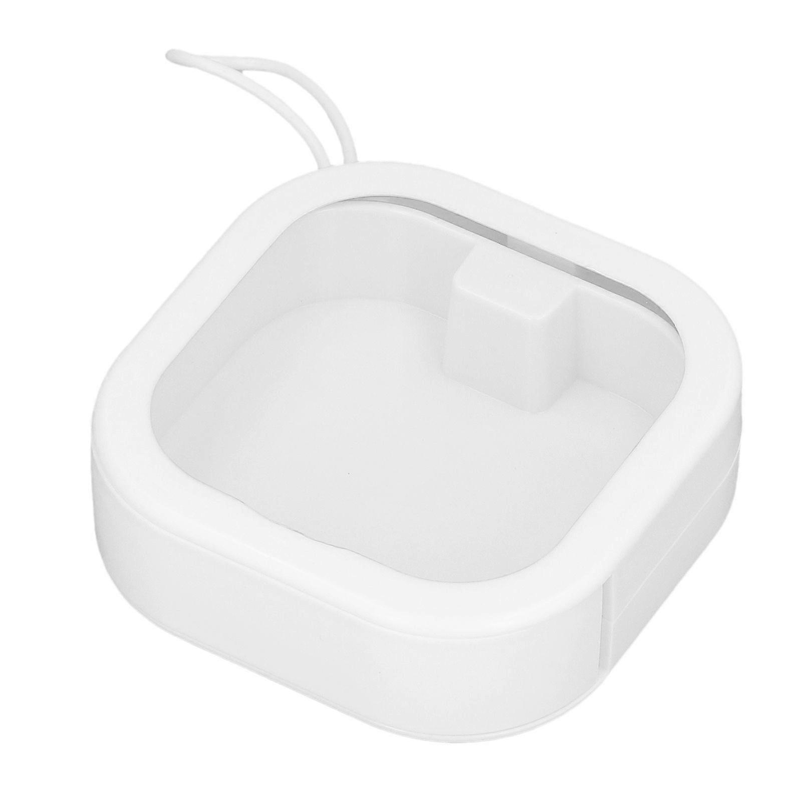 Clear Small Containers Transparent Drawer Organizers with Push Switch for Beads,White