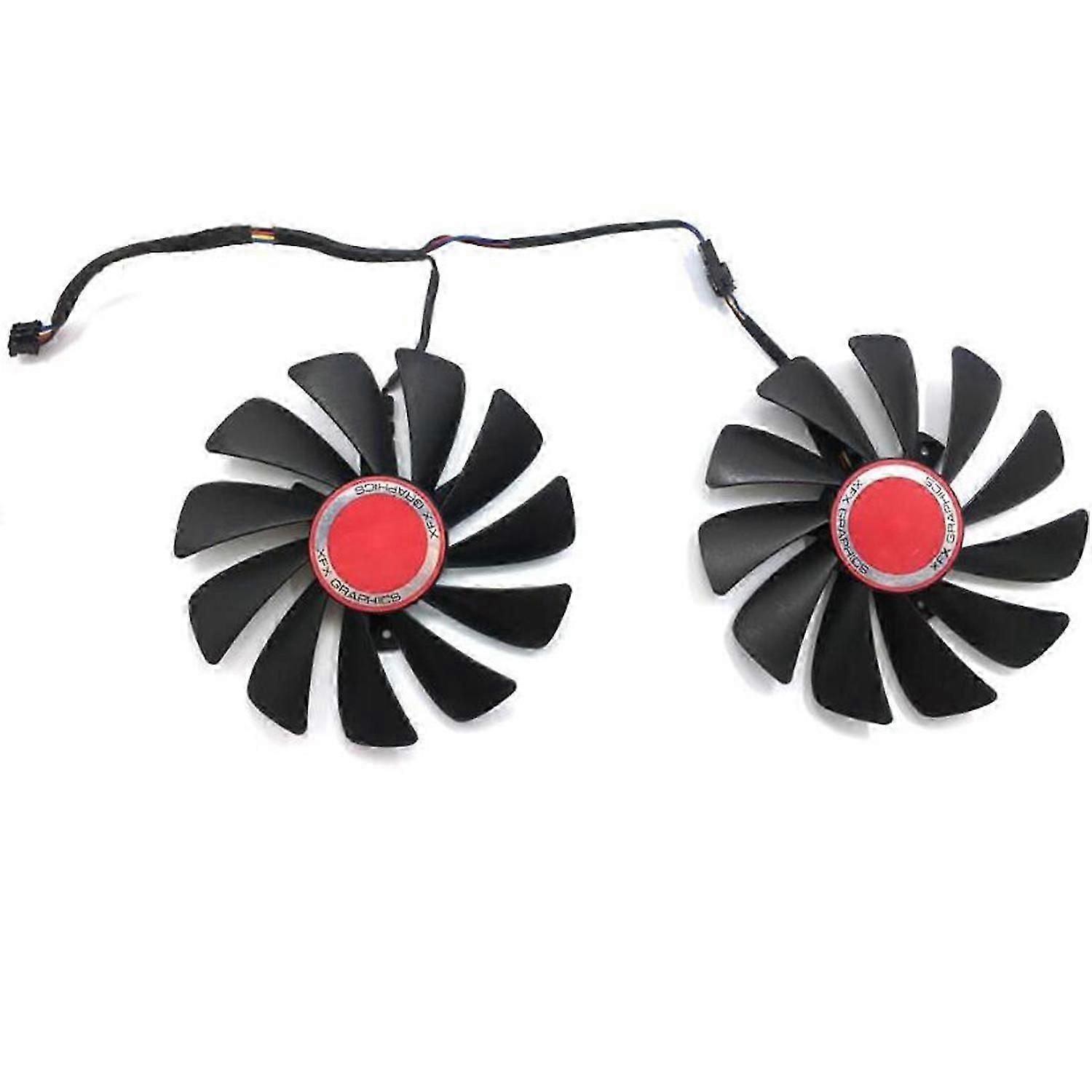 2PCS 95MM FDC10U12S9-C CF1010U12Sクーラーファン交換用AMD Radeon RX 580 590 RX580 RX590イメージカード冷却ファン