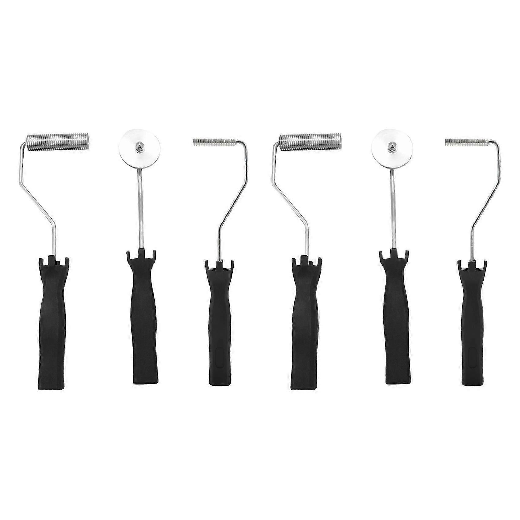 6Pcs Fiberglass Roller Kit Bubble Paddle Tool Laminating Roller Kit suitable for FRP Mould
